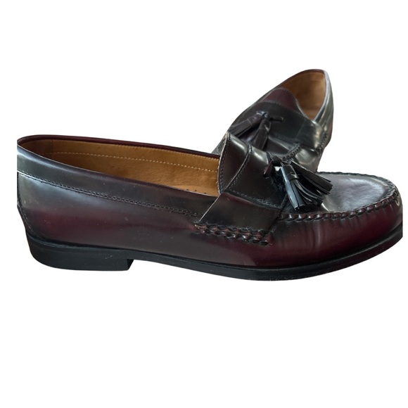 Johnston & Murphy Sheepskin Flex Loaferss with Tassels Chocolate Men’s Size  10 - Picture 6 of 8